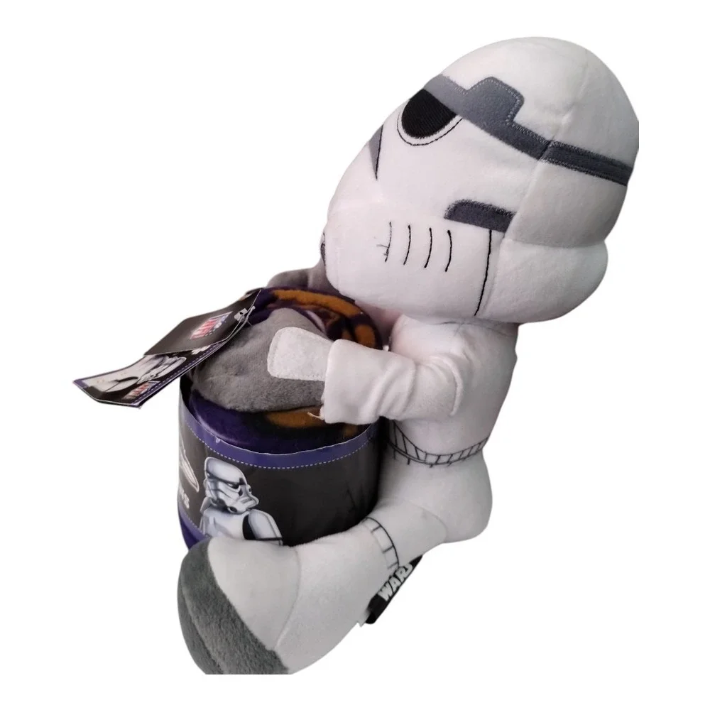 Ravens Throw Blanket + Star Wars Stormtrooper Plush‎ Set NFL Baltimore